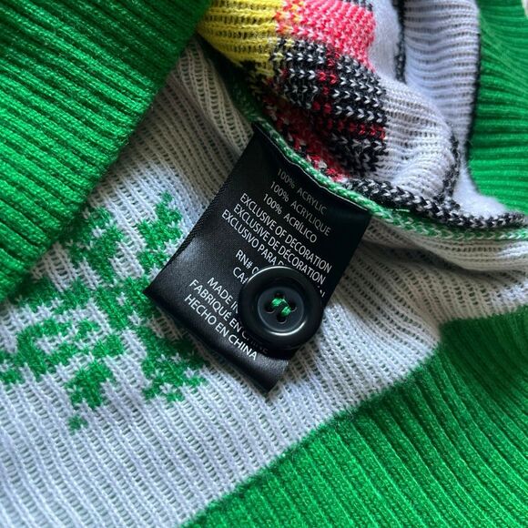 The SImpsons Santa Bart Ugly Christmas Cardigan Sweater Size Large EUC - Picture 7 of 11